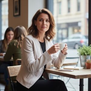 Veston DCasual femme XSmall gris pâle 100% polyuréthane